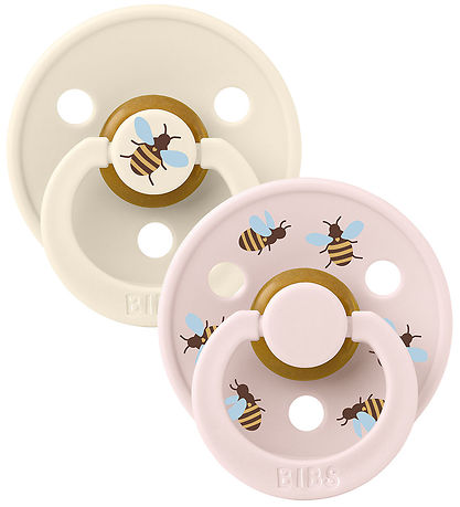 BIBS Colour Sutter - Str. 2 - 2-pak - Rund - Ivory Mix BIBS Colour Sutter - Str. 2 - 2-pak - Rund - Ivory Mix