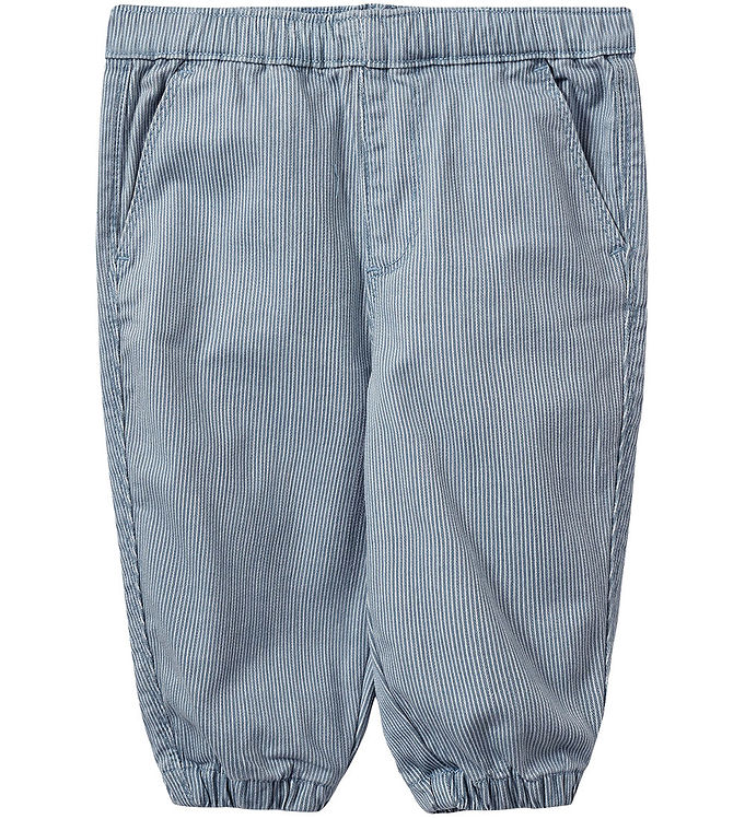 Sofie Schnoor Bukser - Lamour - Blue Denim Stribe