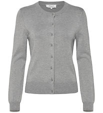 Rosemunde Cardigan - Strik - Denise - Light Grey Melange Rosemunde Cardigan - Strik - Denise - Light Grey Melange