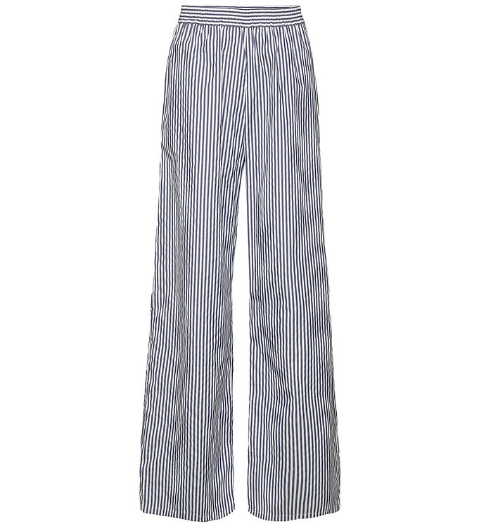 Rosemunde Bukser - Ivy - Navy Stripe