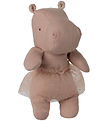 Maileg Bamse - Safari Friends - Flodhest m. Tylskørt - Lille - L Maileg Bamse - Safari Friends - Flodhest m. Tylskørt - Lille - L