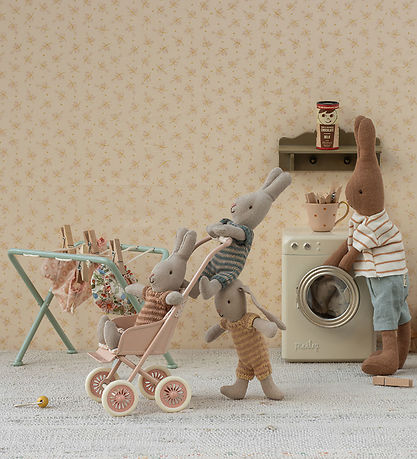 Maileg Miniature Klapvogn - Mikro - Pudder Maileg Miniature Klapvogn - Mikro - Pudder