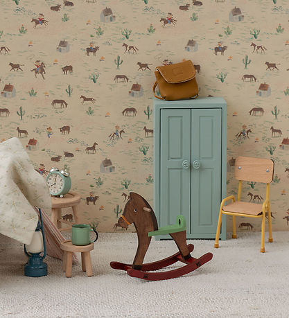 Maileg Gyngehest - Mus - Mørk Brun