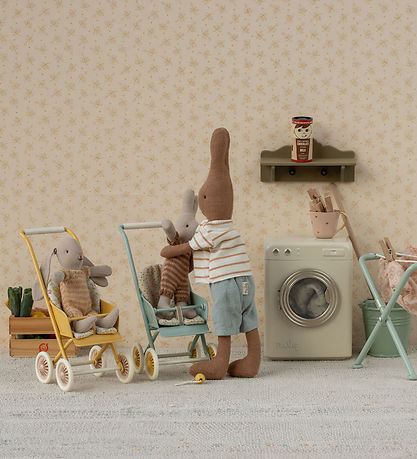 Maileg Miniature Klapvogn - Mikro - Gul Maileg Miniature Klapvogn - Mikro - Gul