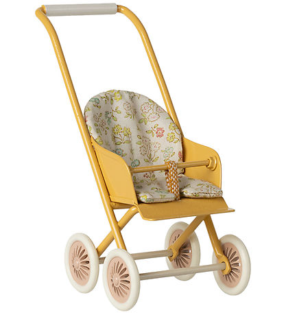 Maileg Miniature Klapvogn - Mikro - Gul Maileg Miniature Klapvogn - Mikro - Gul