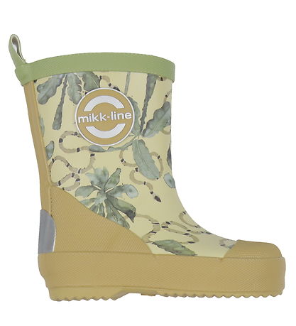 Mikk-Line Gummistøvler - Printed - Gray Green