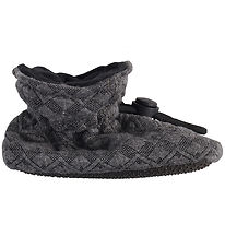 Melton Futter - Quiltet - Dark Grey Melange Melton Futter - Quiltet - Dark Grey Melange