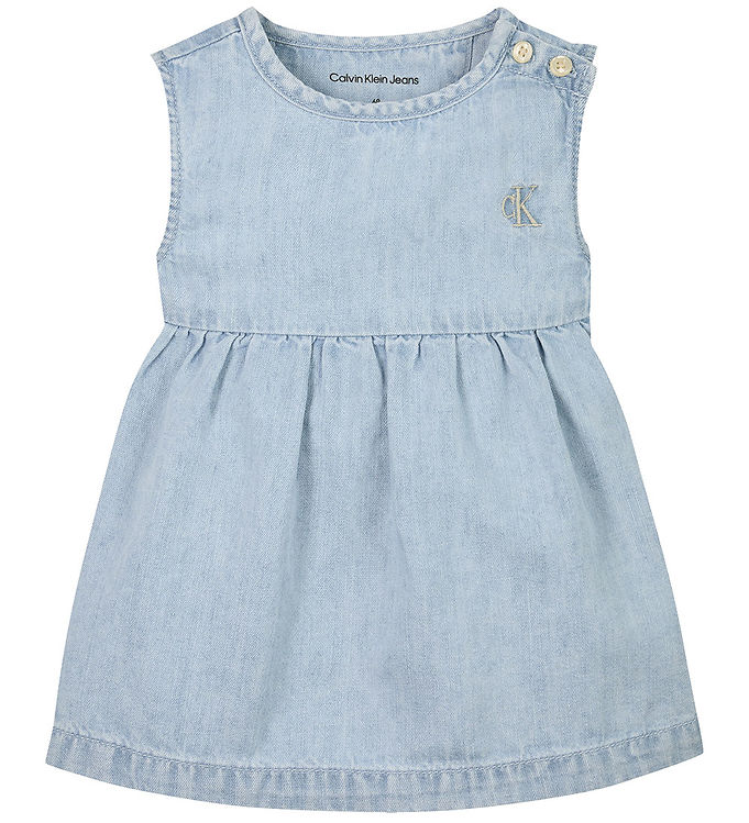 Calvin Klein Kjole - Denim - Light Serenity Blue