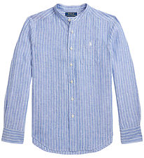 Polo Ralph Lauren Skjorte - Postboy - Blå/Hvidstribet Polo Ralph Lauren Skjorte - Postboy - Blå/Hvidstribet