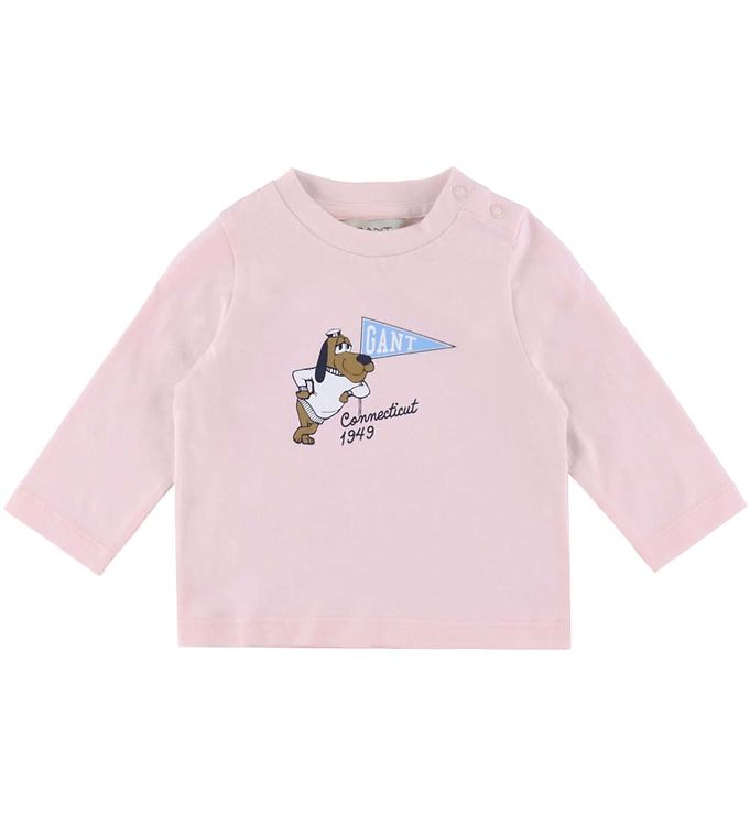 GANT Graphic Bluse - Salmon