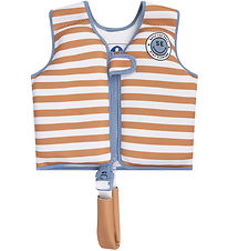 Swim Essentials Svømmevest - Brown White Striped