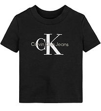 Calvin Klein T-Shirt - Monogram - Sort Calvin Klein T-Shirt - Monogram - Sort