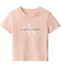 Calvin Klein T-Shirt - Monogram - Spanish Villa Pink Calvin Klein T-Shirt - Monogram - Spanish Villa Pink