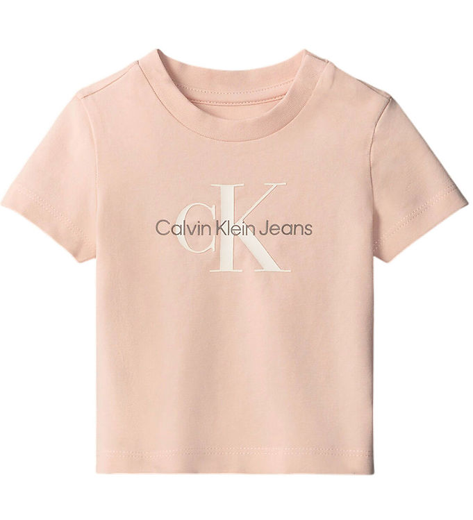 Calvin Klein T-Shirt - Monogram - Spanish Villa Pink
