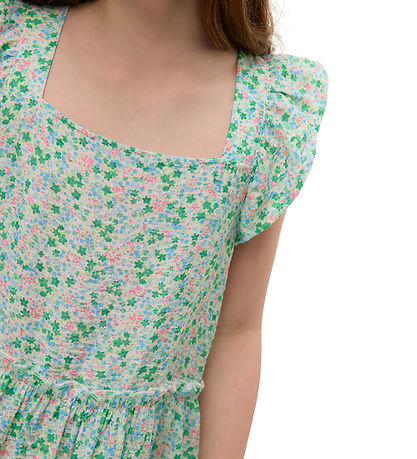 Vero Moda Girl Kjole - VmIris - Cloud Dancer/Ditsy