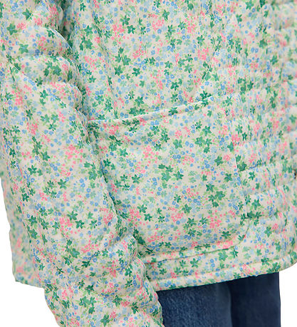 Vero Moda Girl Cardigan - VmIris - Quilted - Cloud Dancer/Ditsy