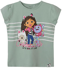 Name It T-shirt - NmfMaria - Gabby - Aqua Gray Name It T-shirt - NmfMaria - Gabby - Aqua Gray