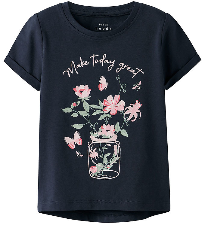 Name It T-shirt - NmfVix - Navy Blazer/Today