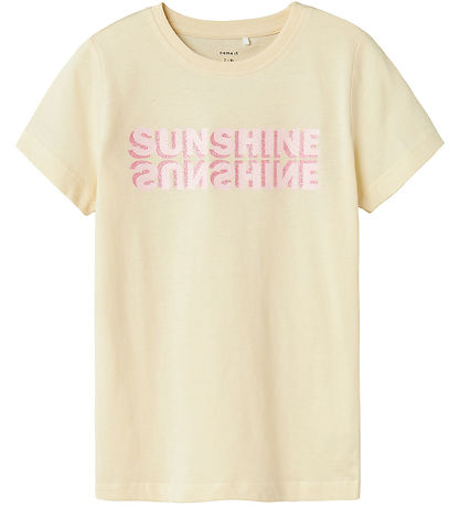 Name It T-shirt - NkfJemil - Bleached Sand