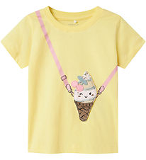 Name It T-shirt - NmfJola - Lemon Meringue Name It T-shirt - NmfJola - Lemon Meringue