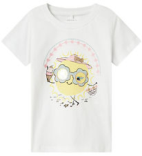Name It T-shirt - NmfJola - Bright White Name It T-shirt - NmfJola - Bright White