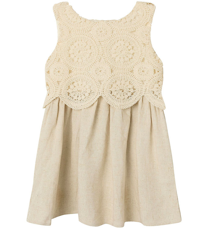 NAME IT Spencer Kjole Jie Bleached Sand