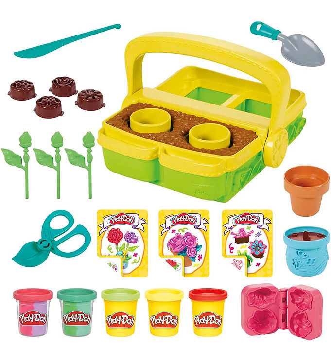 Play-Doh blooming flowers