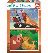 Educa Puslespil - 2x48 Brikker - The Lion King Educa Puslespil - 2x48 Brikker - The Lion King