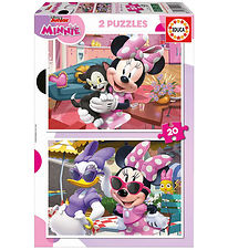 Educa Puslespil - 2x20 Brikker - Minnie Educa Puslespil - 2x20 Brikker - Minnie