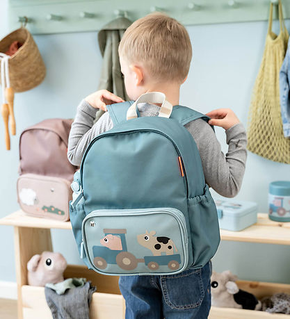 Done by Deer Børnerygsæk - 7,5L - Tiny Farm Blå