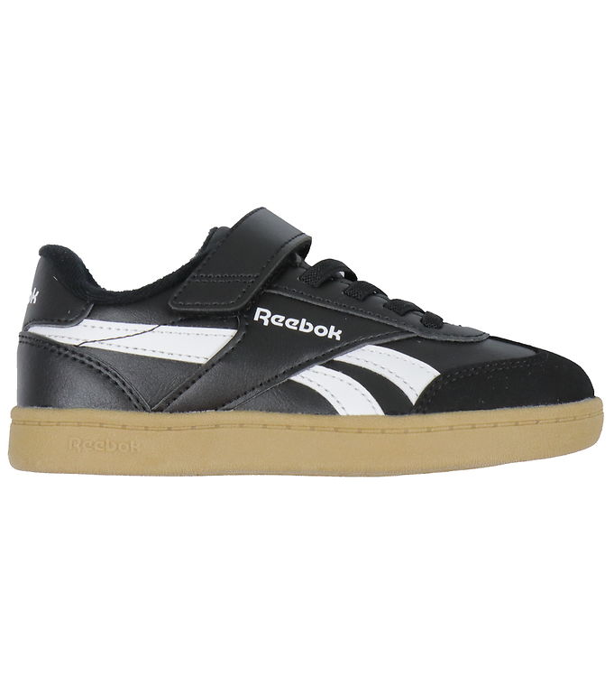 Reebok Sko - Smash Edge Elastic & Top Strap - Sort/Hvid