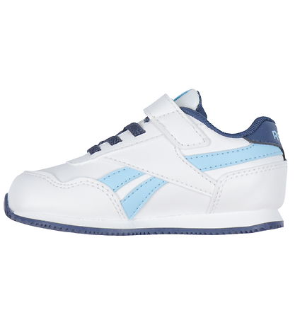 Reebok Sko - Royal Jog 3.0 Elastic & Top Strap - Hvid/Blå