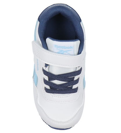 Reebok Sko - Royal Jog 3.0 Elastic & Top Strap - Hvid/Blå