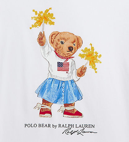 Polo Ralph Lauren T-shirt - White w. Soft Toy