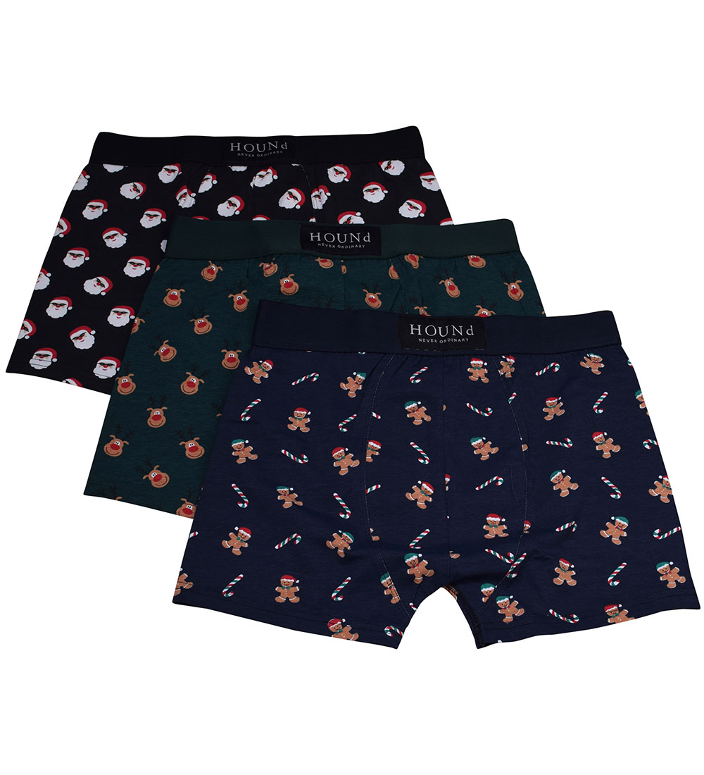 Boxers Hound - 3 Pack - Joyeux Nol - Hound - 16 ans 176 - Boxers 22€