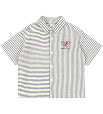 Konges Sløjd x Rosie H-W Skjorte - Duo - Stripe Blue Konges Sløjd x Rosie H-W Skjorte - Duo - Stripe Blue