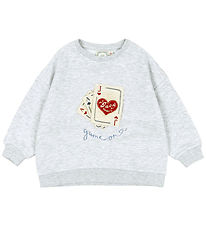 Konges Sløjd x Rosie H-W Sweatshirt - Jack - Light Grey Melange Konges Sløjd x Rosie H-W Sweatshirt - Jack - Light Grey Melange
