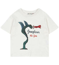 Konges Sløjd x Rosie H-W T-shirt - Jongleur - Antique White Konges Sløjd x Rosie H-W T-shirt - Jongleur - Antique White