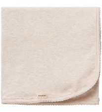 MarMar Babytæppe - 80x80 cm - Alida - Noos - Lysebeigemeleret MarMar Babytæppe - 80x80 cm - Alida - Noos - Lysebeigemeleret