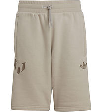 adidas Originals Sweatshorts - Messi - Lysebrun adidas Originals Sweatshorts - Messi - Lysebrun