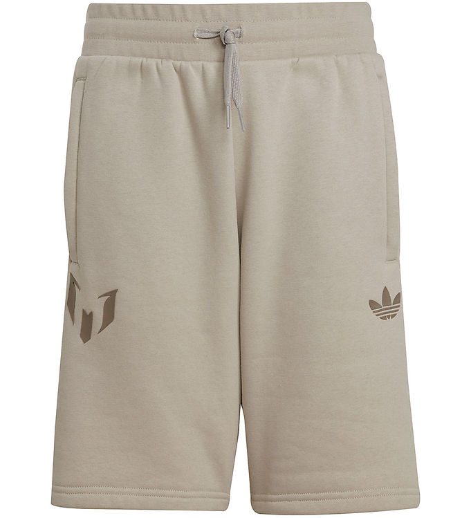 adidas Originals Sweatshorts - Messi - Lysebrun