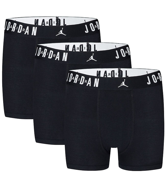 Jordan Boxershorts - Youth - 3-pak - Sort m. Logo