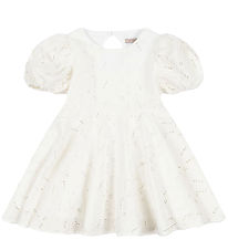 Konges Sløjd Kjole - Glasie - Antique White m. Broderie Anglaise Konges Sløjd Kjole - Glasie - Antique White m. Broderie Anglaise
