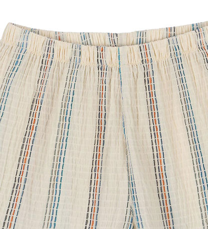 Konges Sløjd Shorts - Vincent - Antique White m. Striber