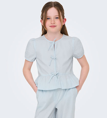Kids Only Skjorte K/Æ - Noos - KogClara - Ballad Blue
