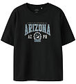 Name It T-shirt - NkmValix - Sort/Arizona