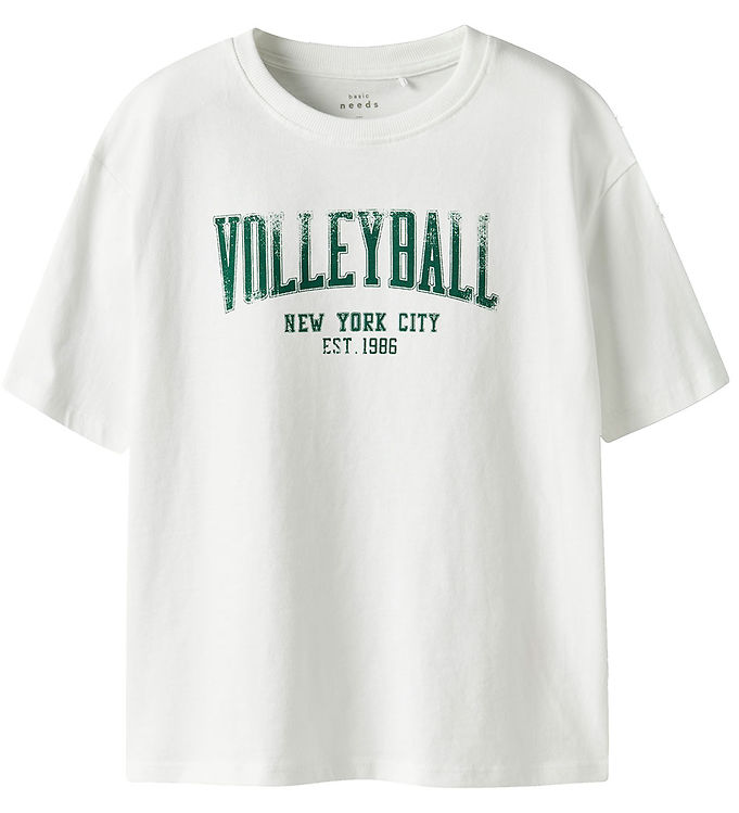 Name It T-shirt - NkmValix - Bright White/Volleyball