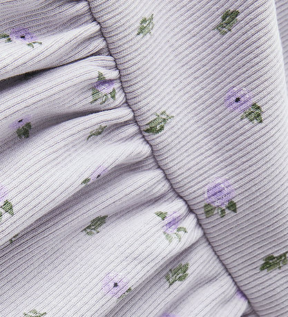 Name It Kjole - Rib - NmfHofie - Misty Lilac