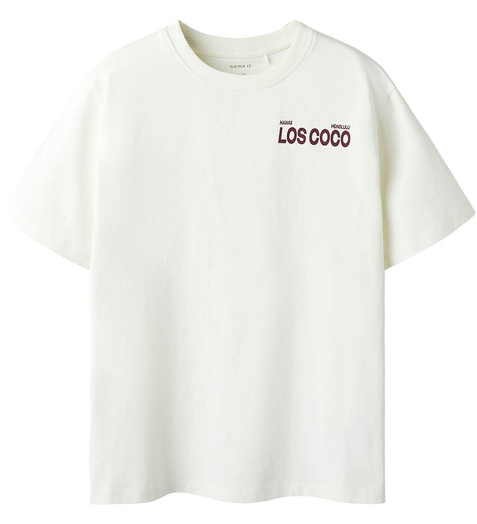 Name It T-shirt - NkmHelixus - Cloud Dancer