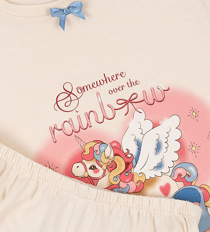 Konges Sløjd Shorts Set - T-shirt/Shorts - Famo Frill - Ecru